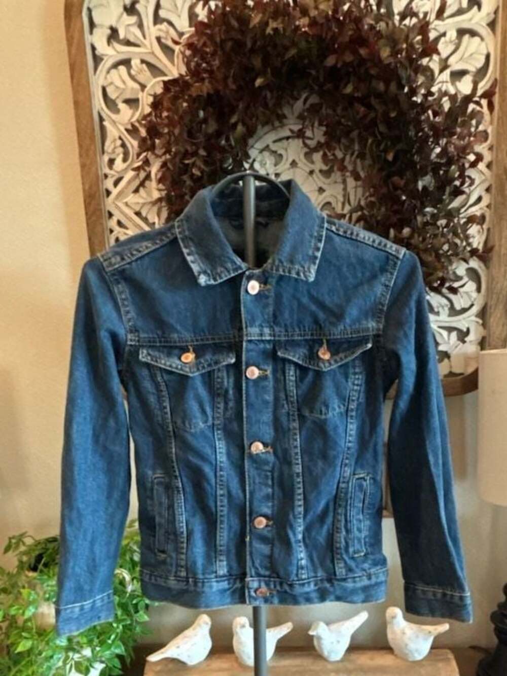 Forever 21 Kids Girls Classic Denim Trucker Jacket
